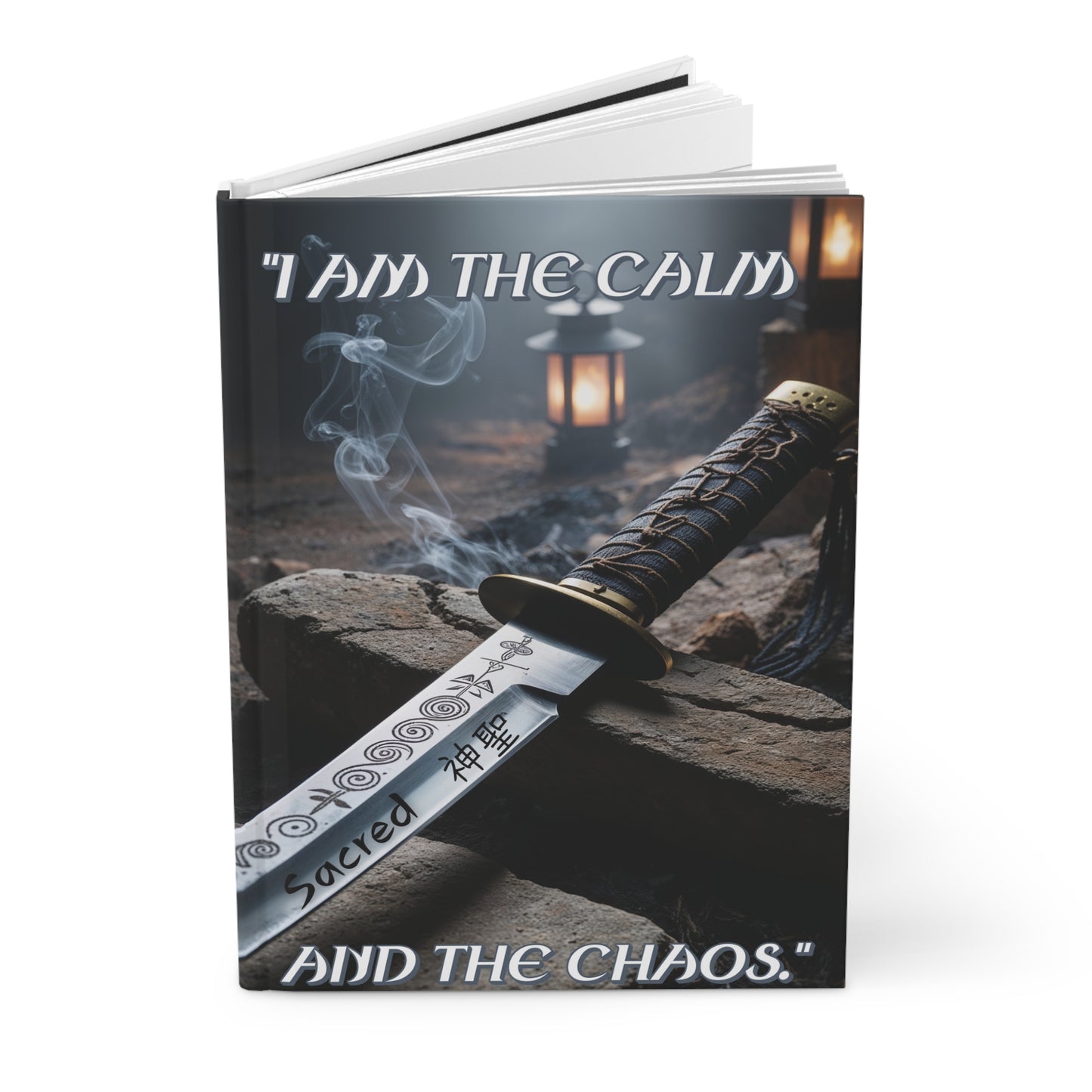 "I AM THE CALM AND THE CHAOS" - Hardcover Journal Matte